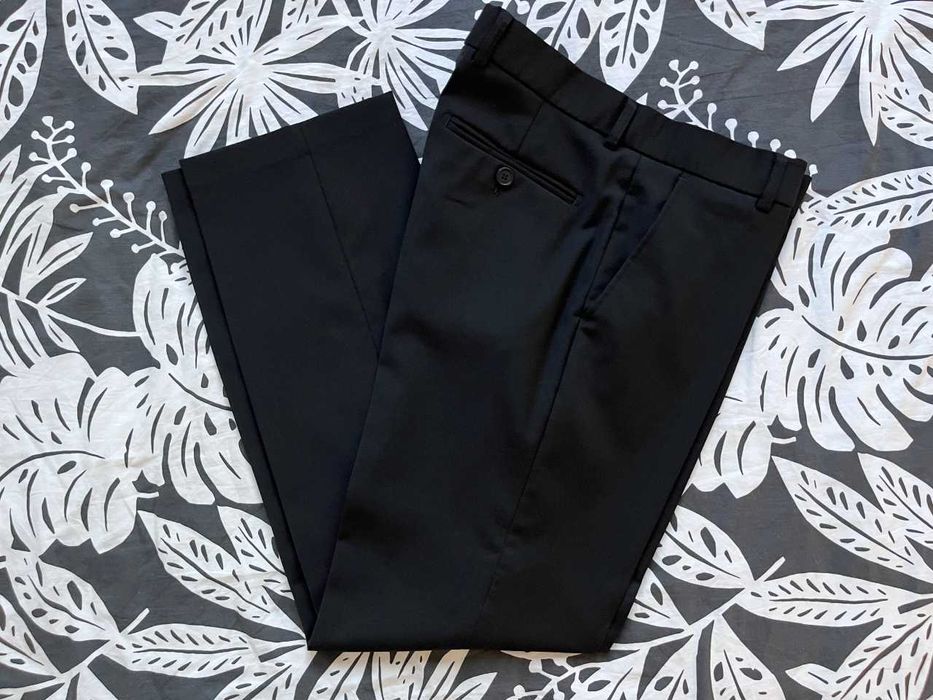 Черен костюм вискоза Andrews 48/M - обличан веднъж