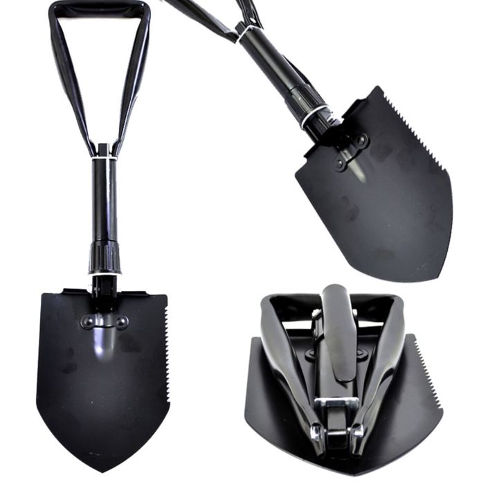 Тактическа аварийна сгъваема лопата мултифункционална 8в1 туризъм/лов