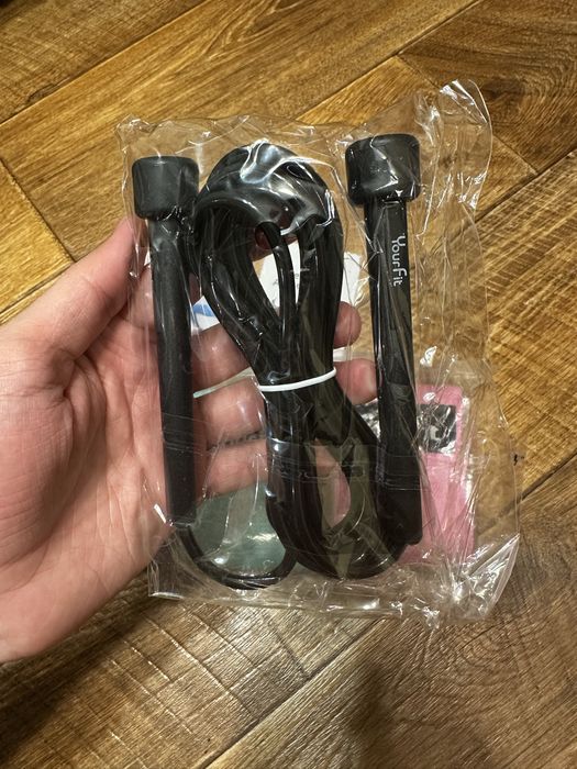 Резинки, скакалка для фитнеса набор