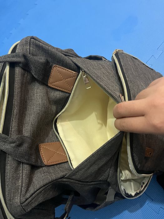 Раница за бебешки принадлежности за количка Lorelli Tina, Pink Grey