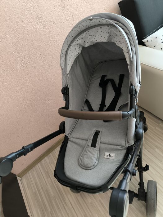 бебешка количка 3в1  Loreli Crista -столче за кола, зимен и летен кош