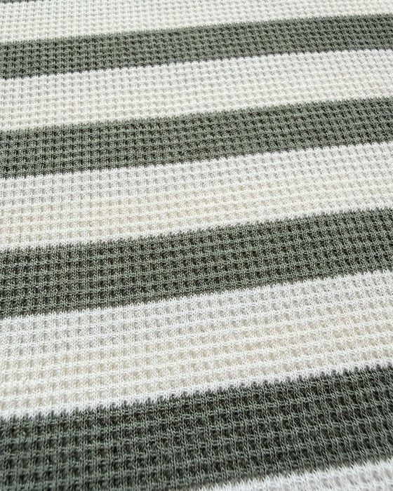 Tricou Lefties Man XL (44) – Dungi alb-verde, textură waffle,