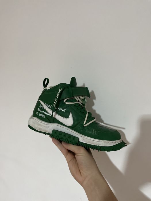 Air force 1 High X Off White Pine green