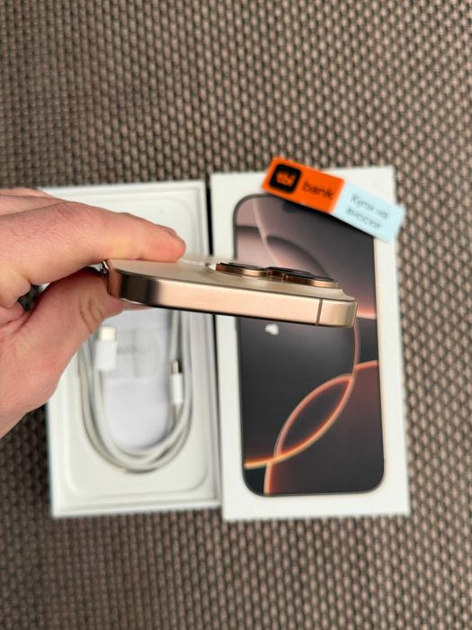 iPhone 16 Pro Лизинг от 28/м desert titanium - златист гаранция! 128gb