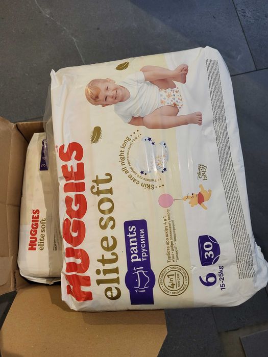 Huggies pants elite soft 6 scutece