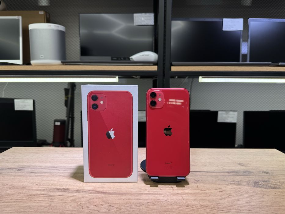 iPhone 11, 64 GB, АКБ76%, красный, 1428/А10