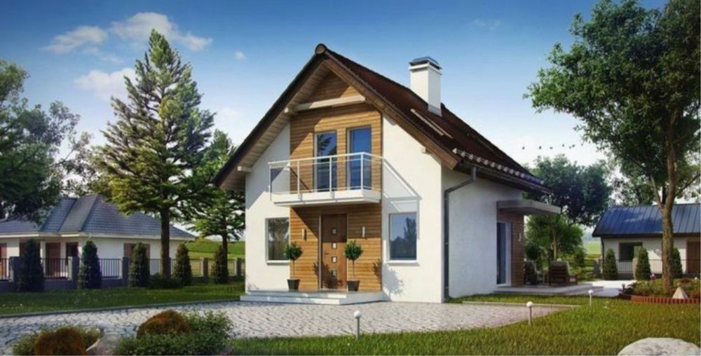 Vand casa pe structura metalica la cheie