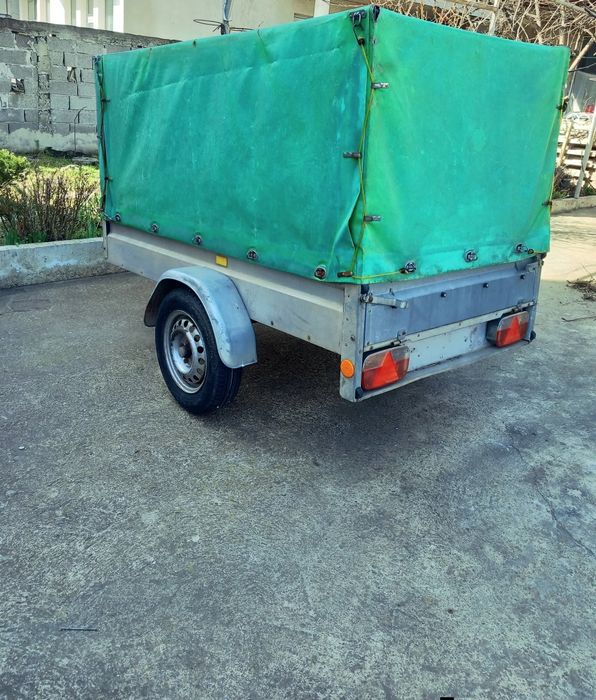 Ремарке Stema с брезент- Нов внос от Германия.
2004г. 
До750кг.
- Разм