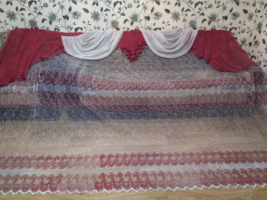 Продам тюль с ламбрикеном