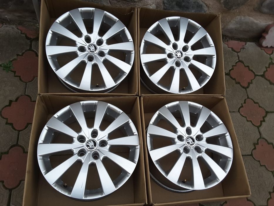 jante aliaj 17; 5x112;  Skoda Kodiaq, Karoq, Superb, Octavia Scout