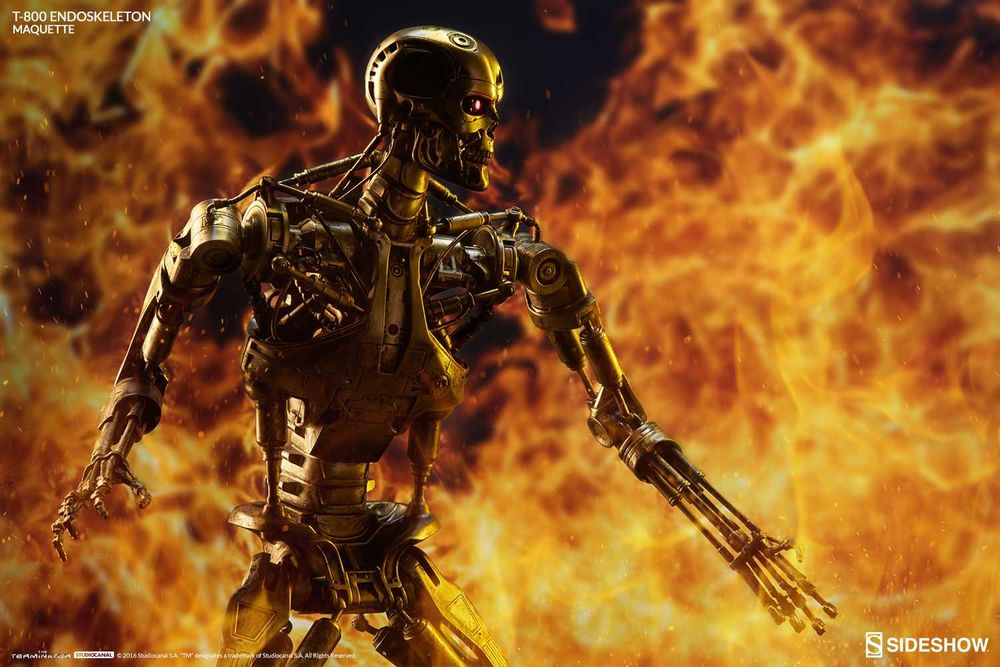 Statueta TERMINATOR Endoskeleton  maquette by Sideshow Collectibles EX