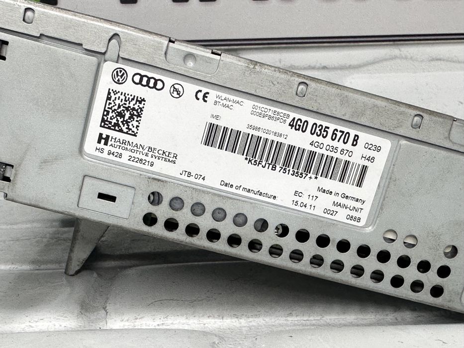 Мултимедия AUDI A6 A7 4G0035670B