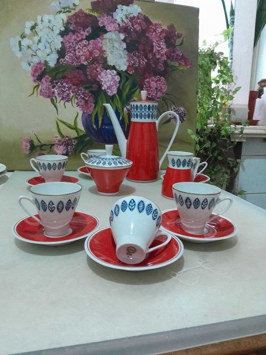 Редкий кофейный сервиз ГДР