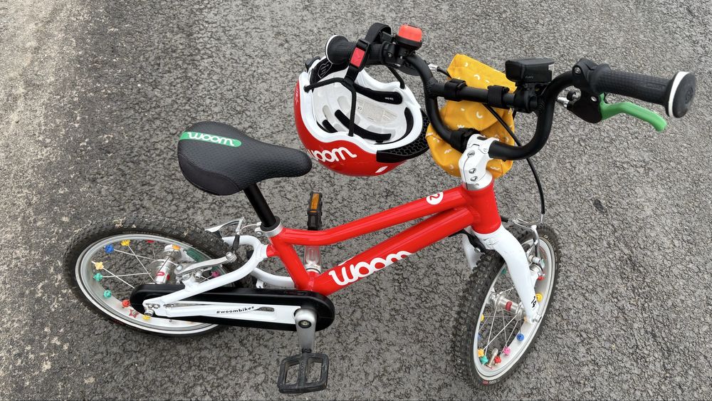 Vand Woom 2 Rosie plus casca Woom S Rosie