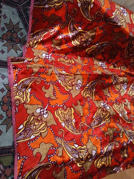 Плюш цветной СССР,  отрез продается