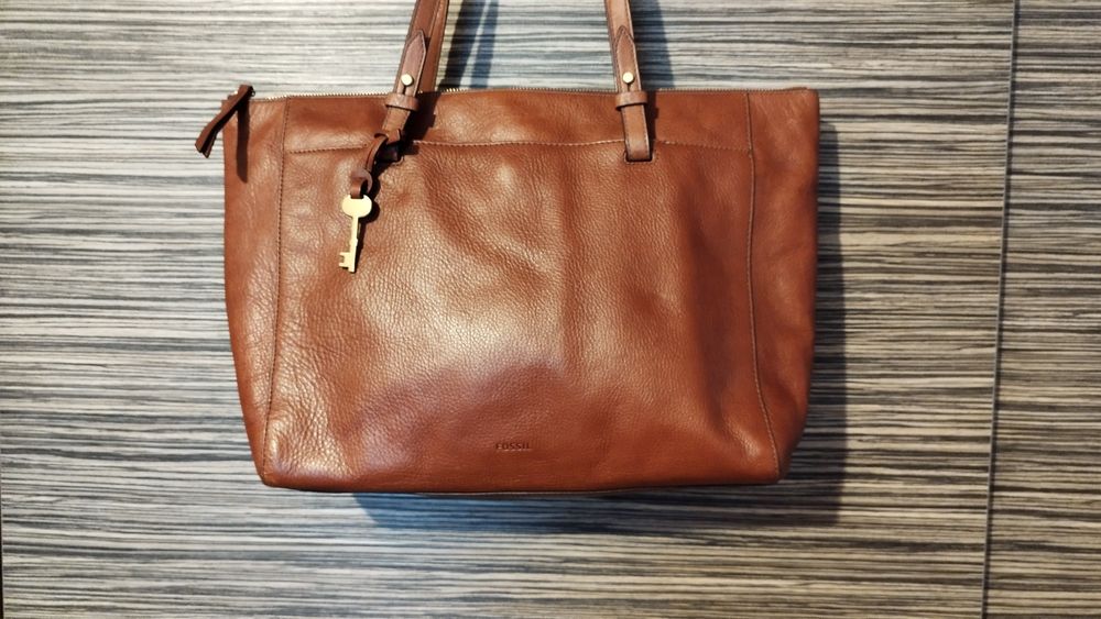 Geantă shopper Fossil piele naturala