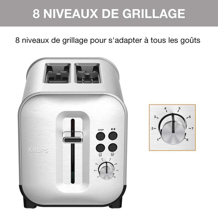 ПРОМО Нов Мощен Тостер Krups Excellence KH682D10, 850W с Гаранция