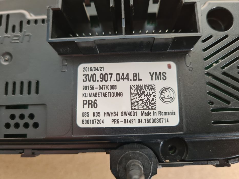 Vand Panou Climatronic Skoda Superb III / Superb 3, cod: 3V0.907.044