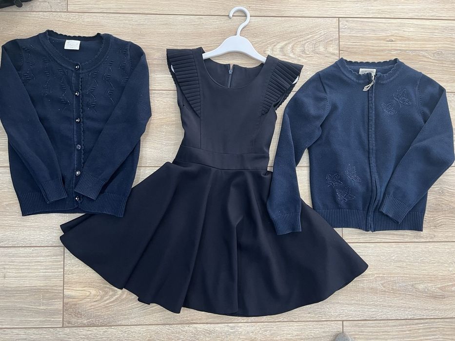 Сарафан и джемпер в школу