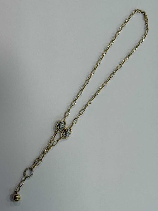 Дамски златен синджир Versace 14К – 8,40 г, 29 см