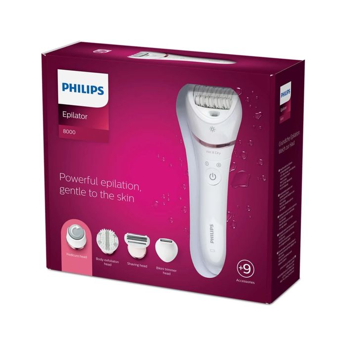 Эпилятор Philips BRE740/11 Epilator 8000 Series 1 Год Гарантия