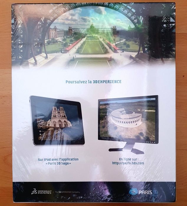 Tur virtual Paris KIT din DVD și carte