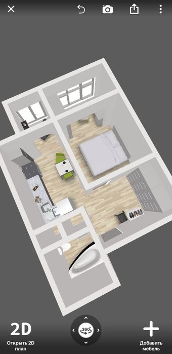 Продаётся 1-ком. Квартира перекресток Сампи