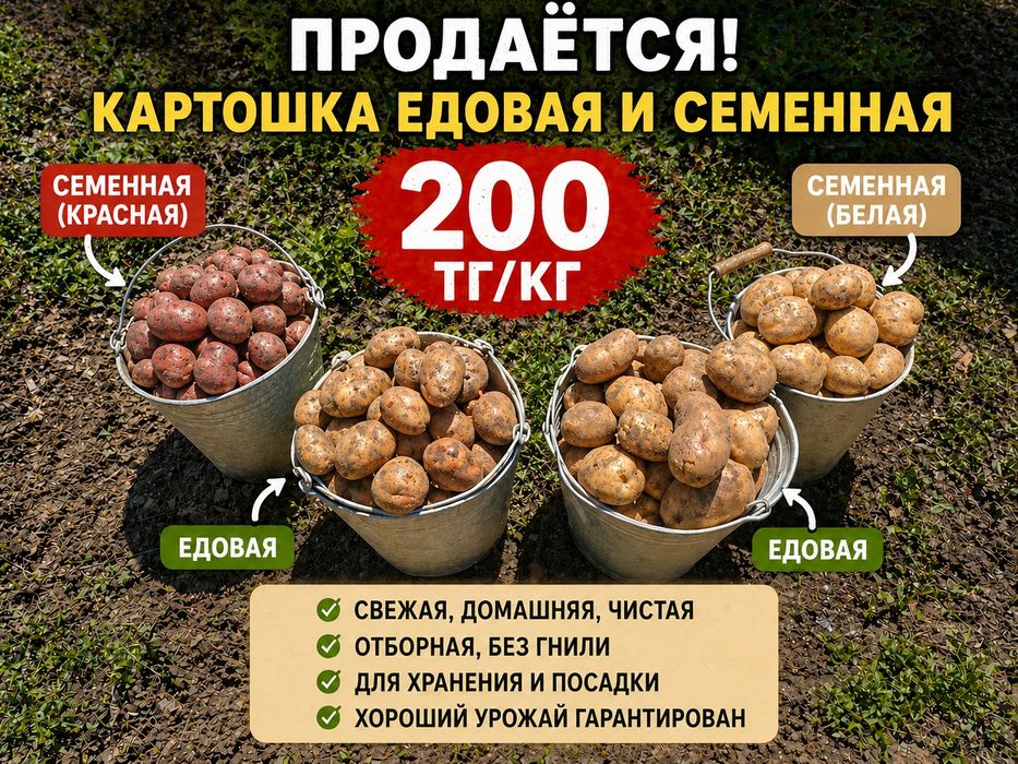 Картошка семенная/ едовая