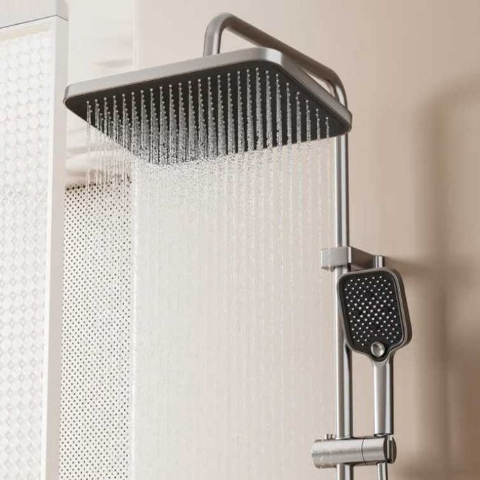 Модерен интелигентен душ с дисплей и LED подсветка D34