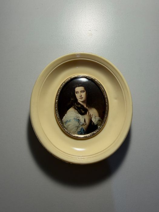 Set de 3 tablouri mici italiene 1970s de pus pe perete