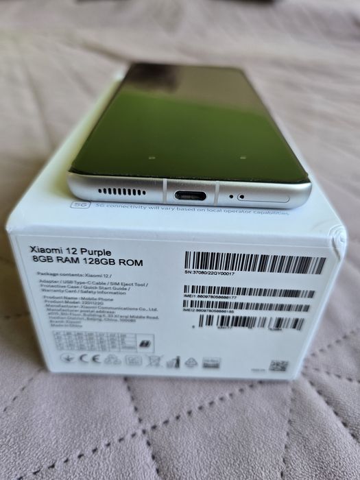 Xiaomi 12 ,5G ,8Gb Ram,128gb