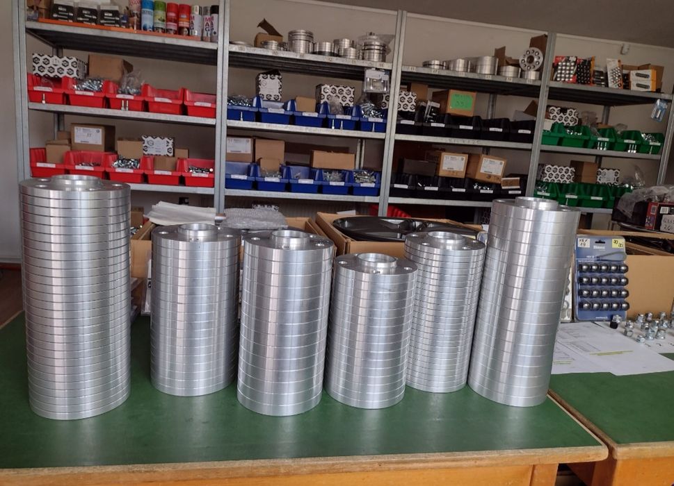 Inele de centrare din Aluminiu 66.6 x 57.1 Jante VW Audi Mercedes BMW