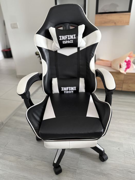 Scaun gaming Infini Espace White