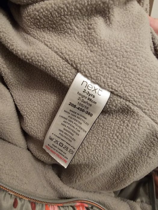 Промо - 28 евро! Гащеризон/космомавт на Next за момиче 2-3г. 98см.