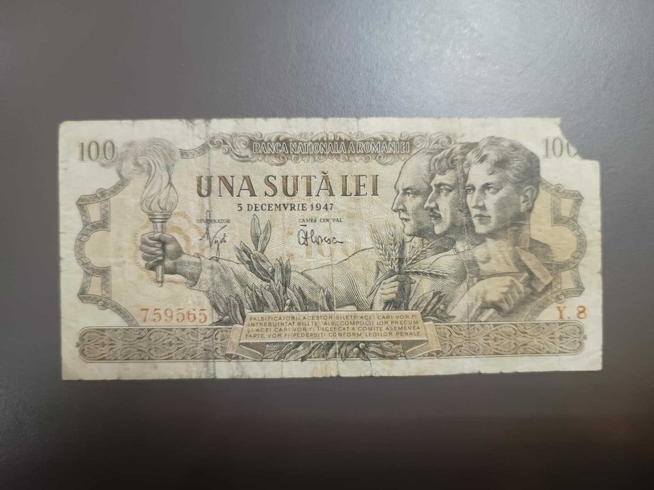 Bancnota 100 lei din 1947