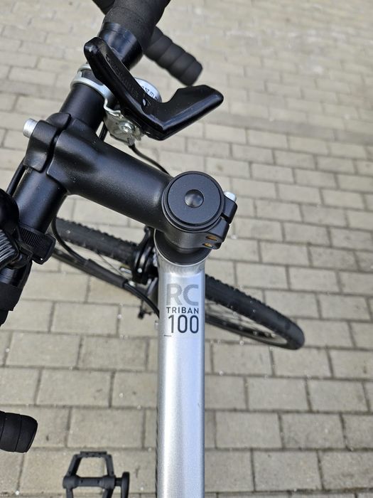 Bicicleta de sosea RC100 Gri TRIBAN