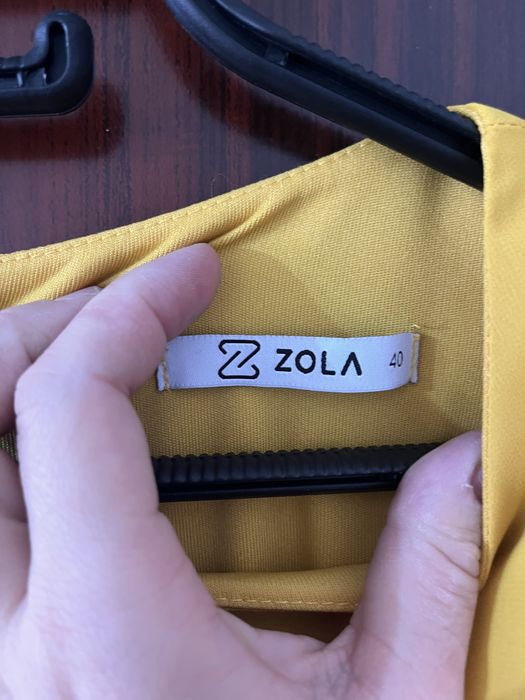 Пролетна рокля - жълта