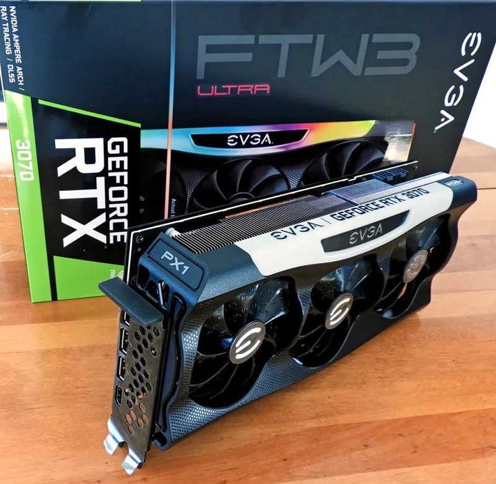 Видеокарта EVGA GeForce RTX 3070 FTW3 ULTRA GAMING ,12 м.Гаранция