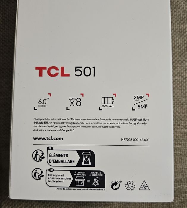 Telefon TCL 501 nou