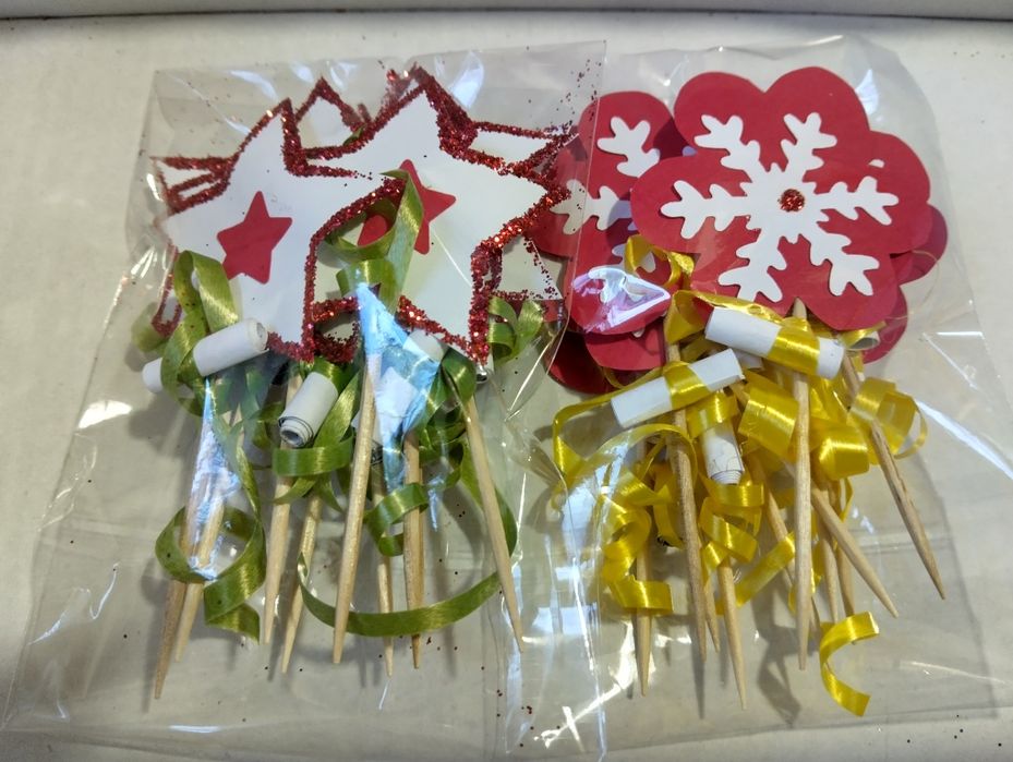 Коледни и новогодишни късмети за баници и питки