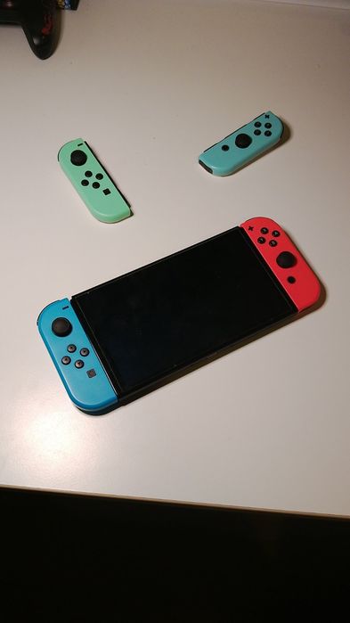 Nintendo switch oled +Mario kart количка