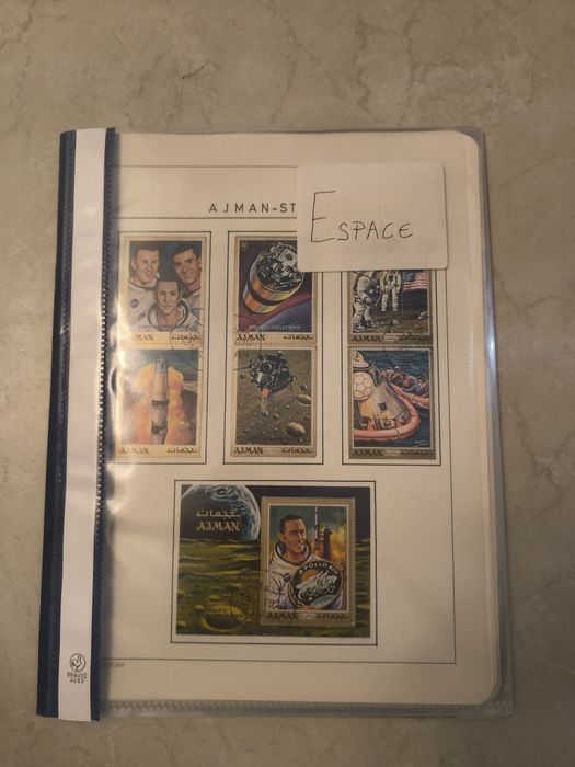 Colecție Timbre Rare Tematică Spațială - Ajman & Manama