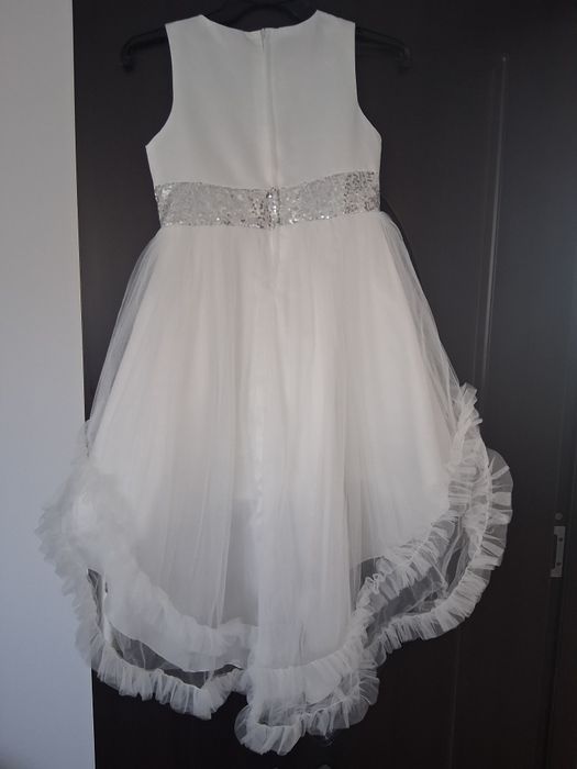 Rochie fetite albă