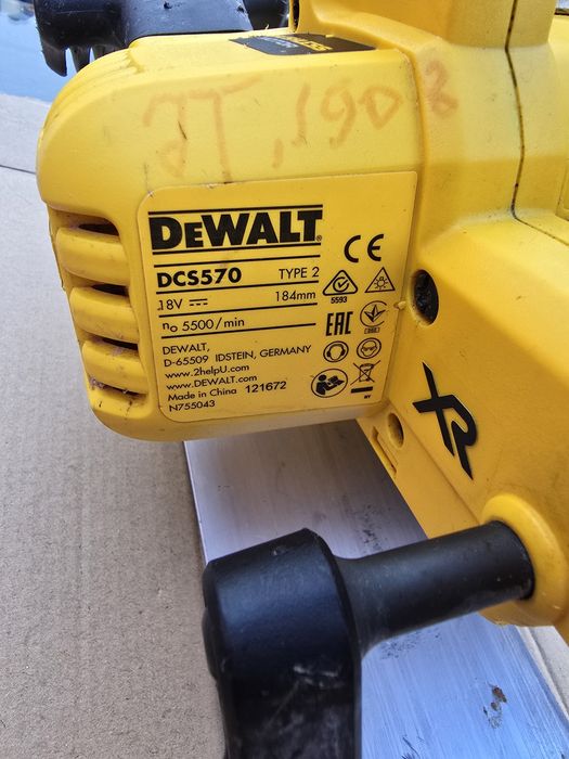 Circular dewalt DCS570 brushless