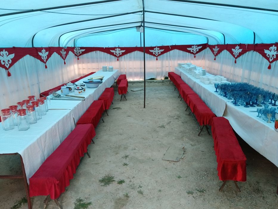 Агаш уй,палатка,био туалет