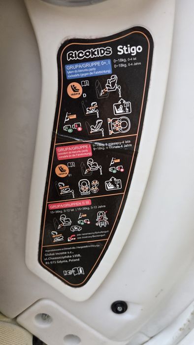 Scaun auto copil cu isofix