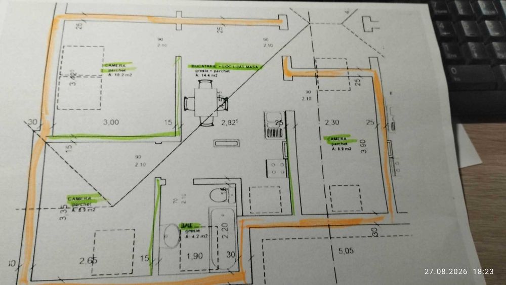 INVESTIȚIE LA CHEIE - Apartament 3 camere + open space, zona FSEGA / Iulius Mall - Ideal Chirie Studenți