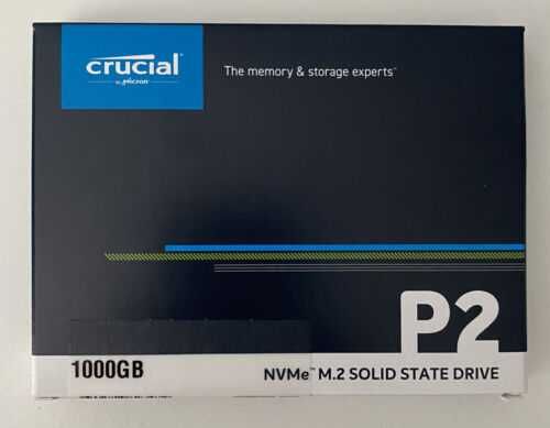 SSD 1TB M.2 Nvme Pci Express 3.0 Kingston Crucial Nou Sigilat