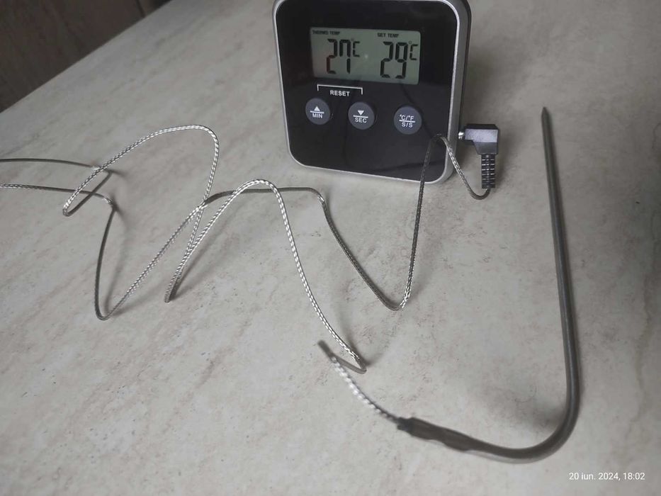 Monitorizare senzor temperatura alerta digital termometru trotineta