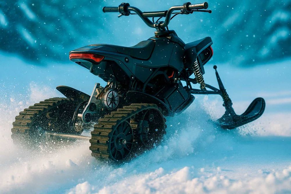 снегокат -снегоход детский